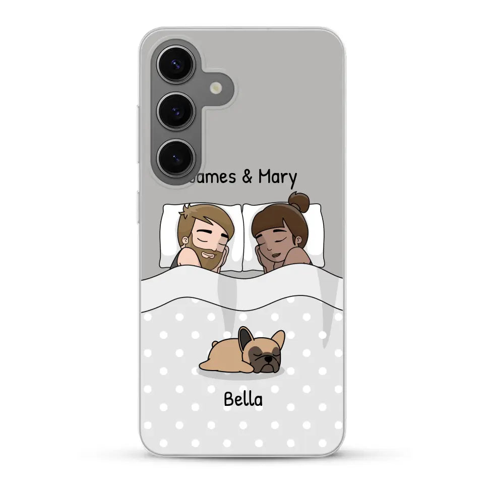 Cuddles with pets - Personalised Phone Case