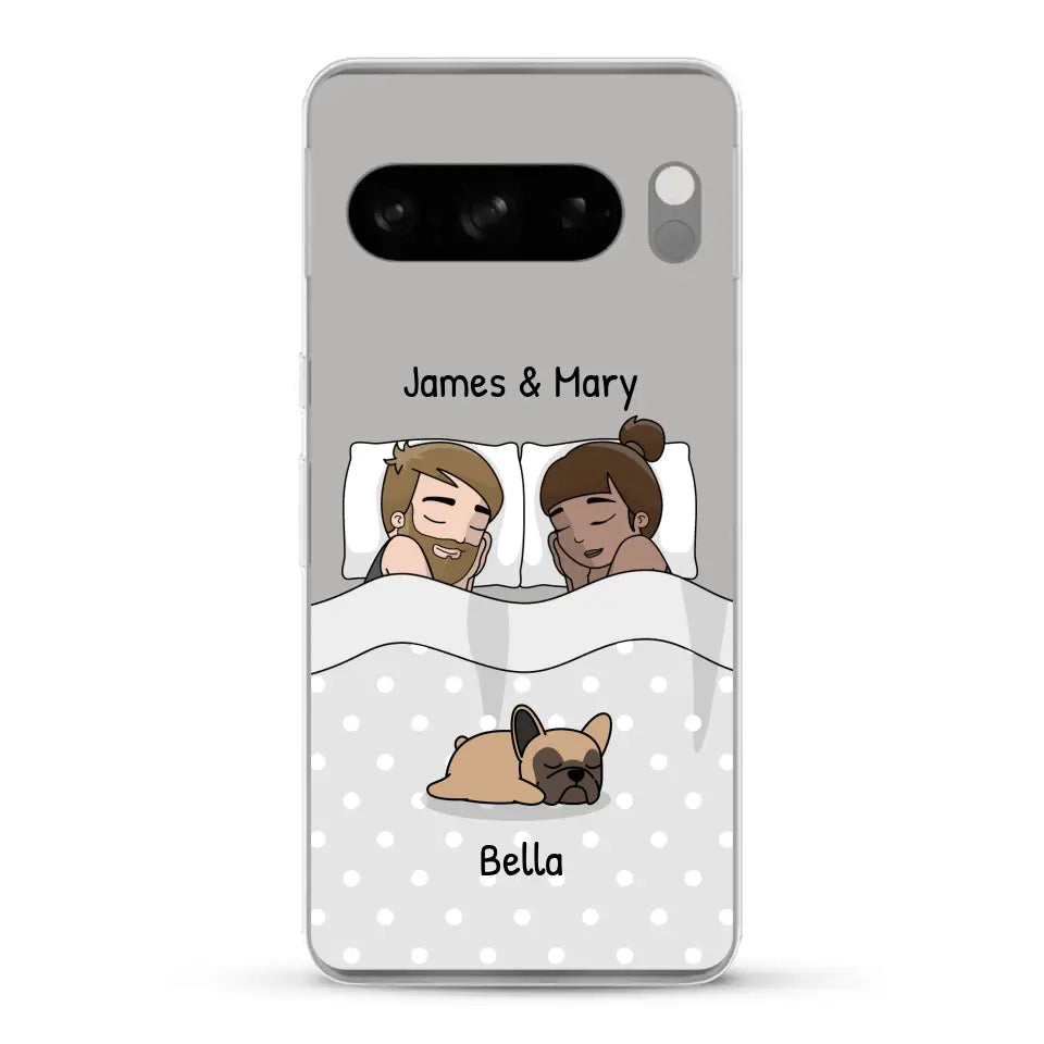 Cuddles with pets - Personalised Phone Case