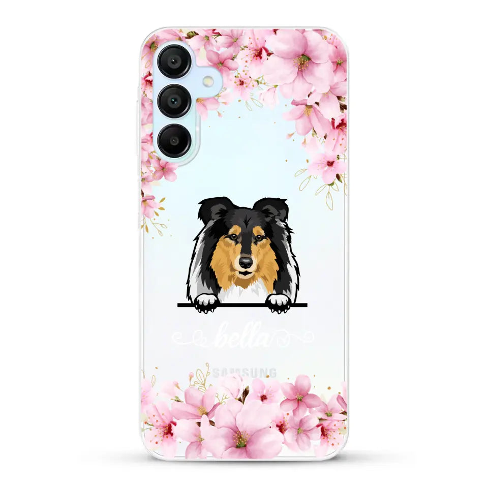 Flower dogs - Personalised Phone Case