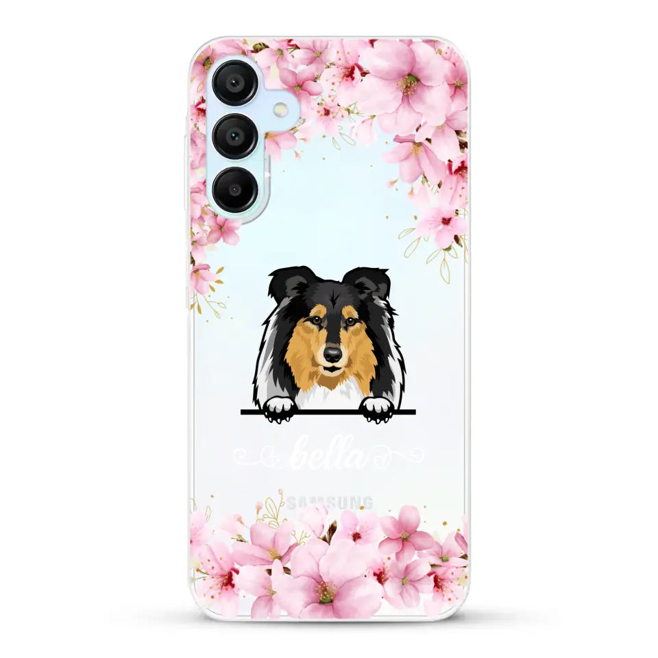 Flower dogs - Personalised Phone Case