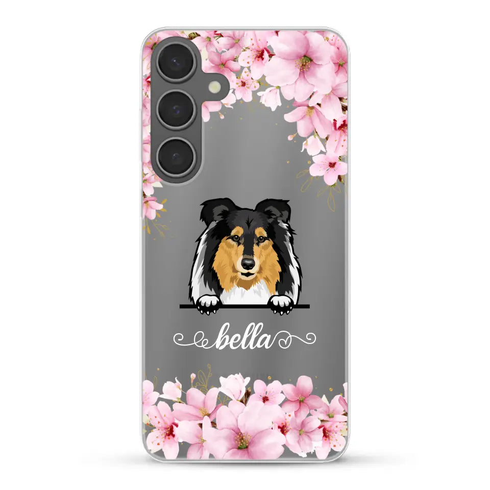 Flower dogs - Personalised Phone Case