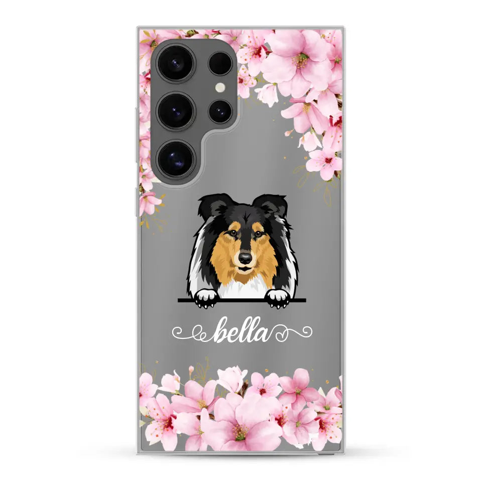 Flower dogs - Personalised Phone Case