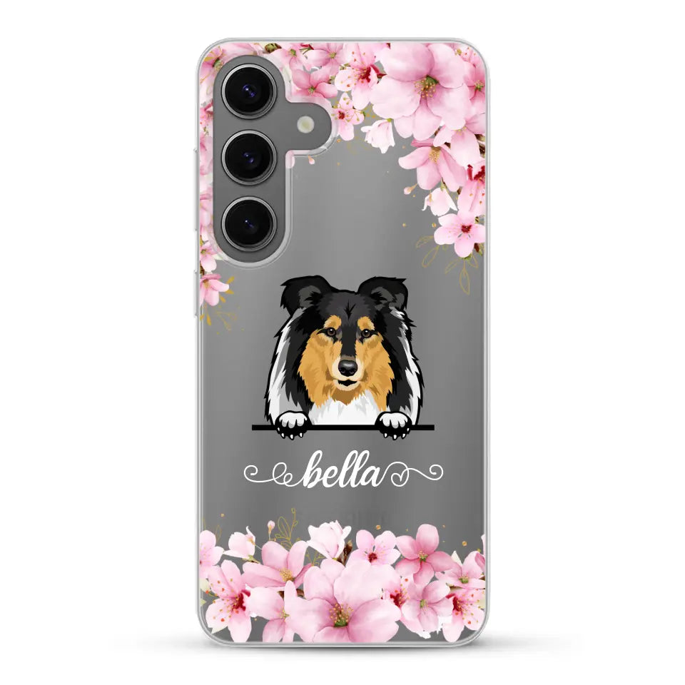 Flower dogs - Personalised Phone Case