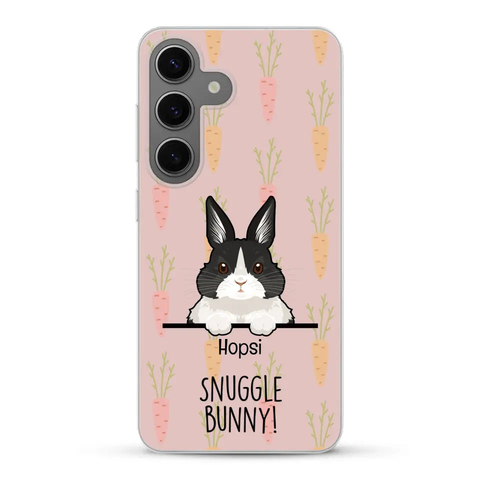 Snuggle bunny - Personalised Phone Case