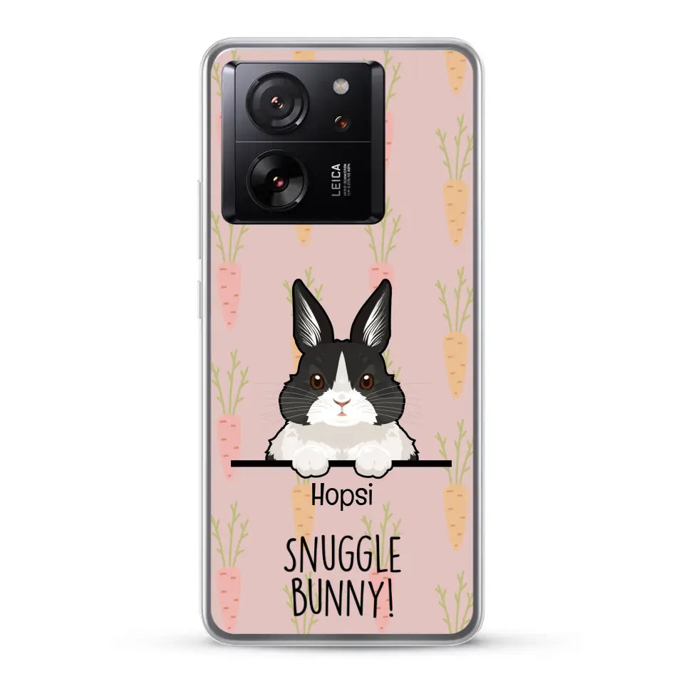 Snuggle bunny - Personalised Phone Case