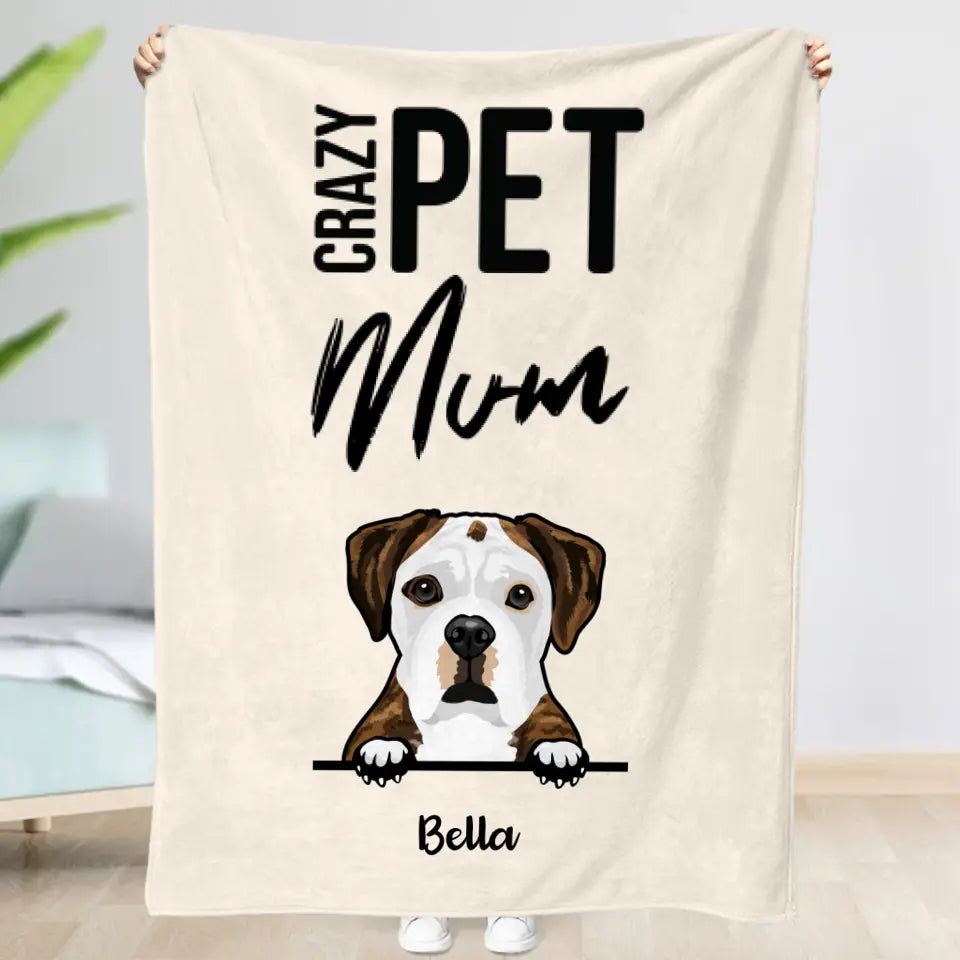 Peeking pets - Personalised Blanket