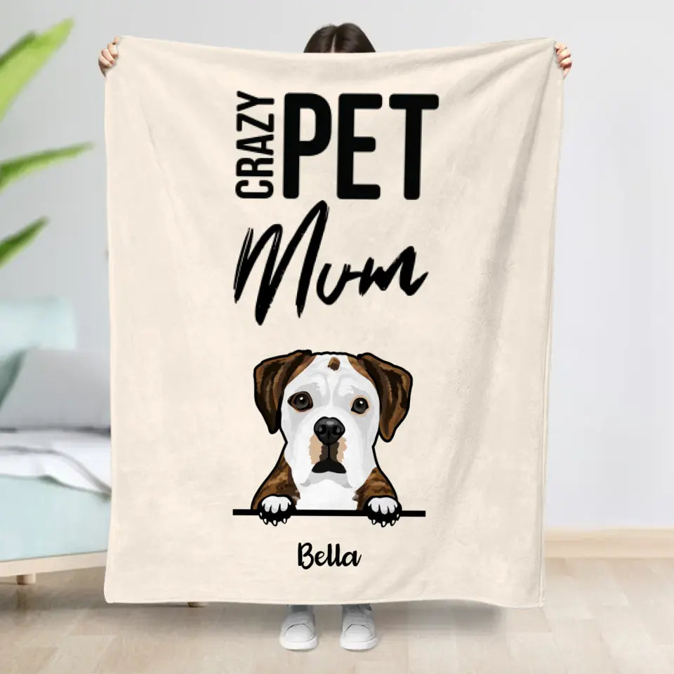 Peeking pets - Personalised Blanket