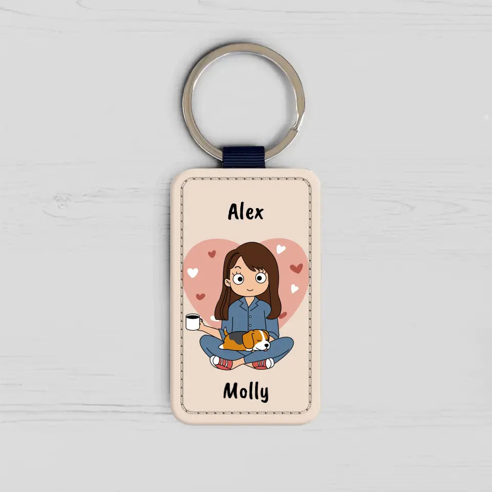 Pet parent - Personalised keychain