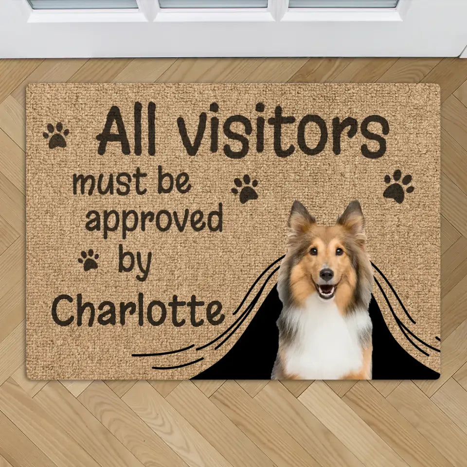 Visit approved - Personalised Doormat