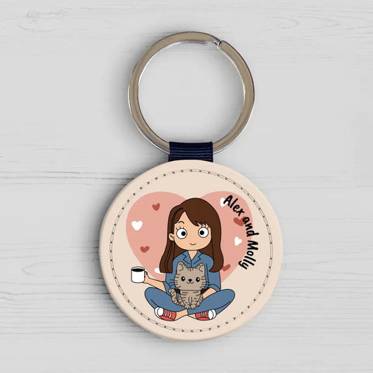 Pet parent - Personalised keychain