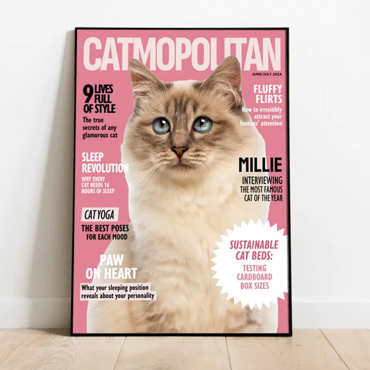 Catmopolitan - Personalised Poster