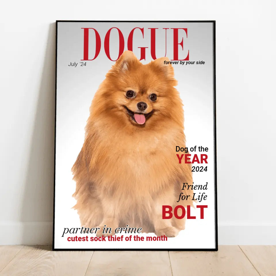 Dogue - Personalised Poster