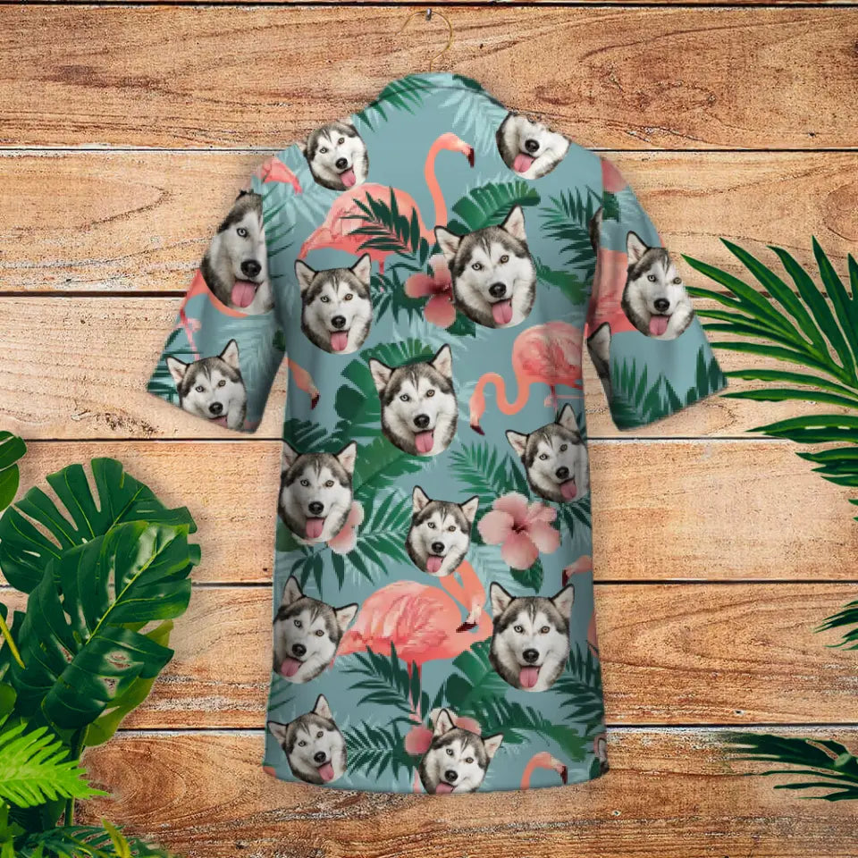 Flamboyant print - Personalised Hawaiian Shirt