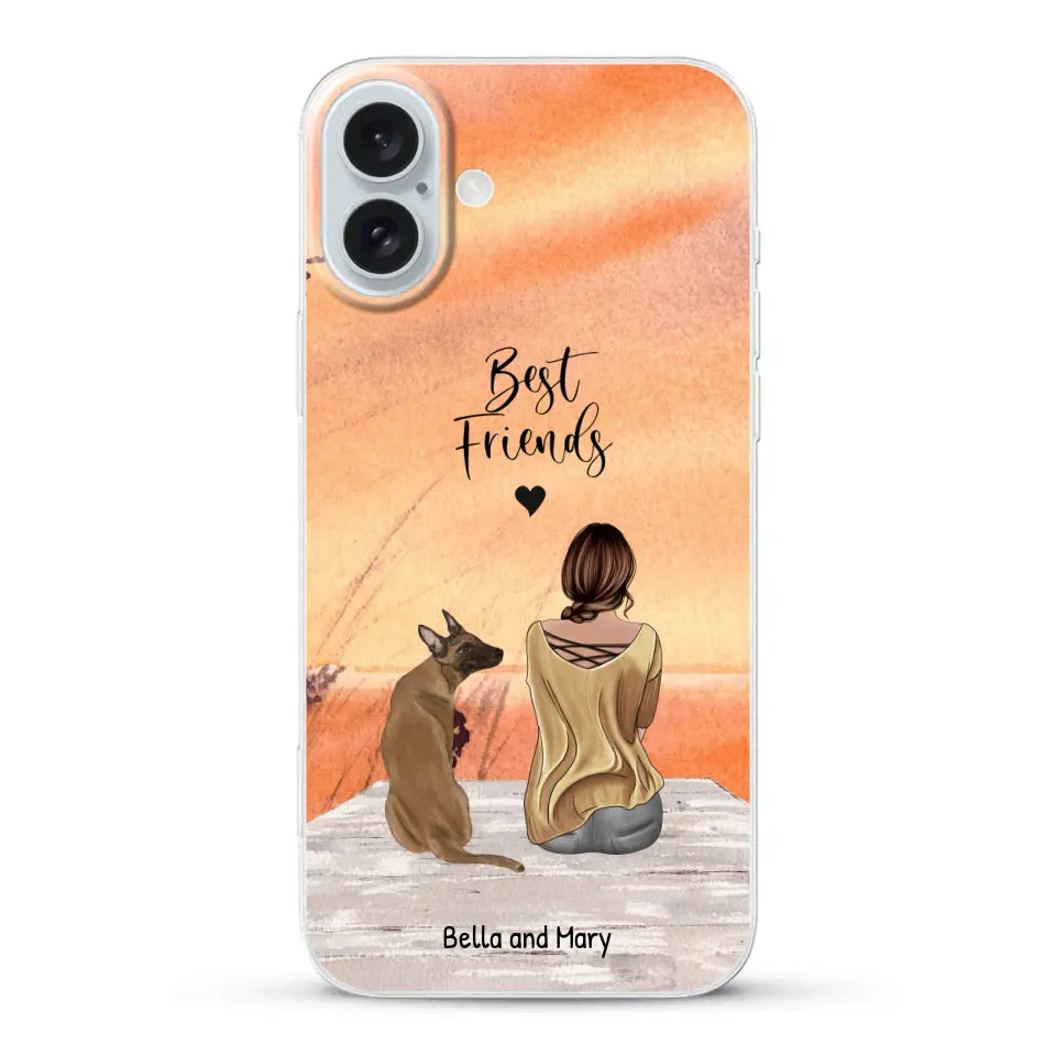 Together with my pet - Personalised Phone Case