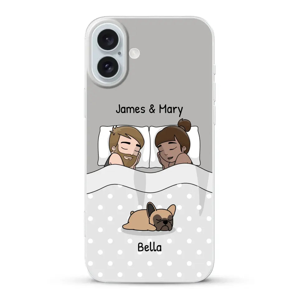 Cuddles with pets - Personalised Phone Case