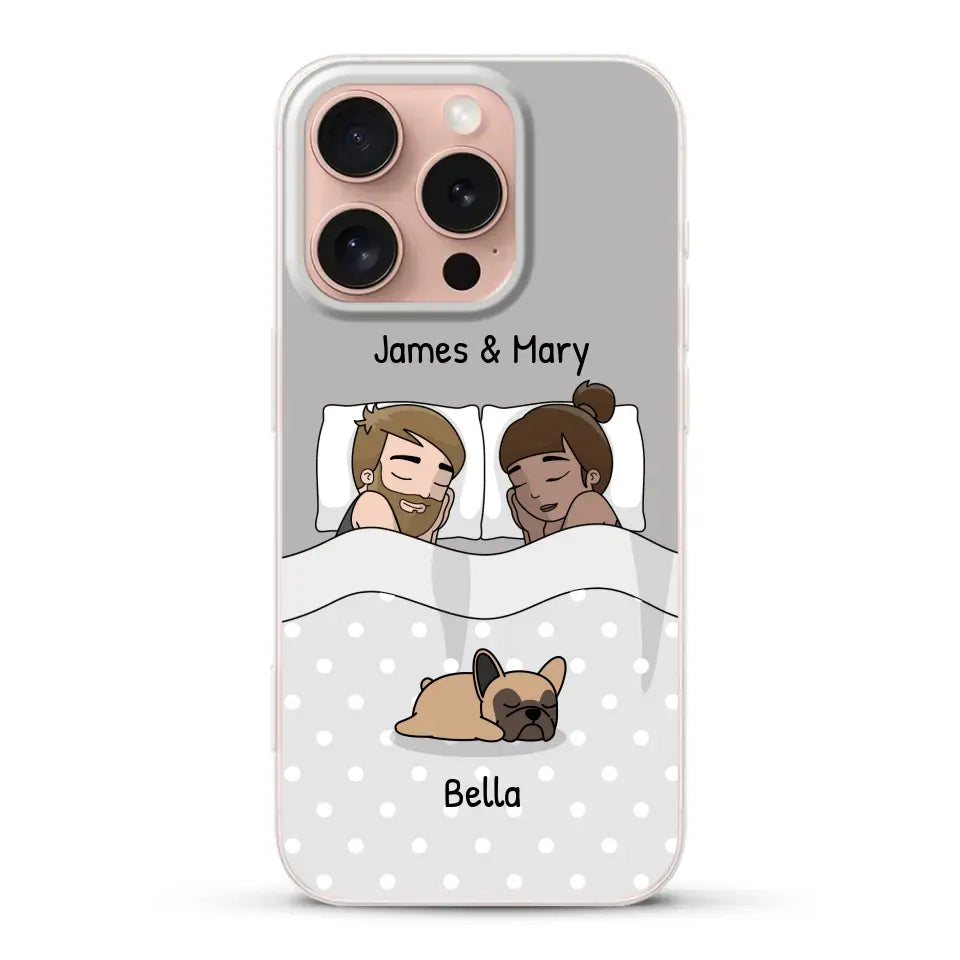 Cuddles with pets - Personalised Phone Case