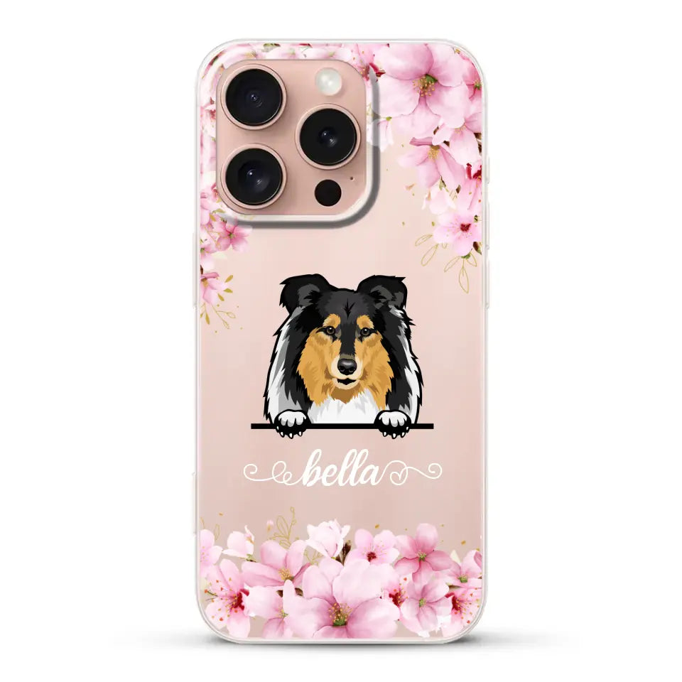 Flower dogs - Personalised Phone Case