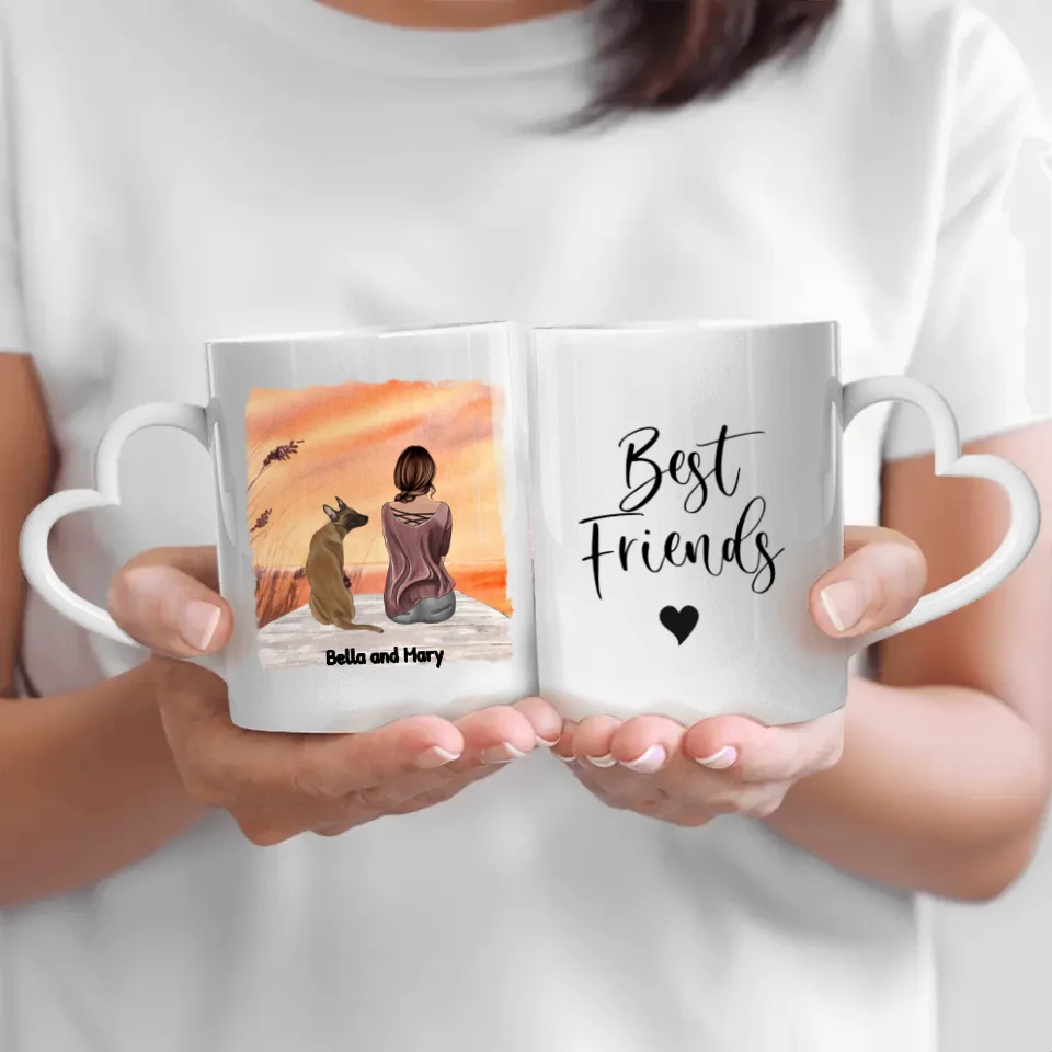 Together with my pet - Personalised Mug