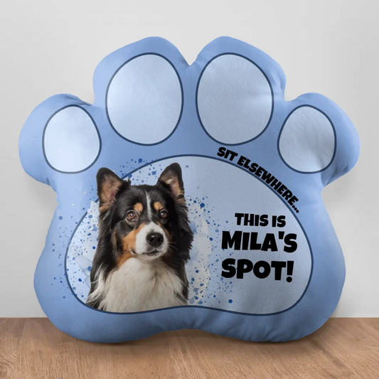 My spot - Personalised shape pillow