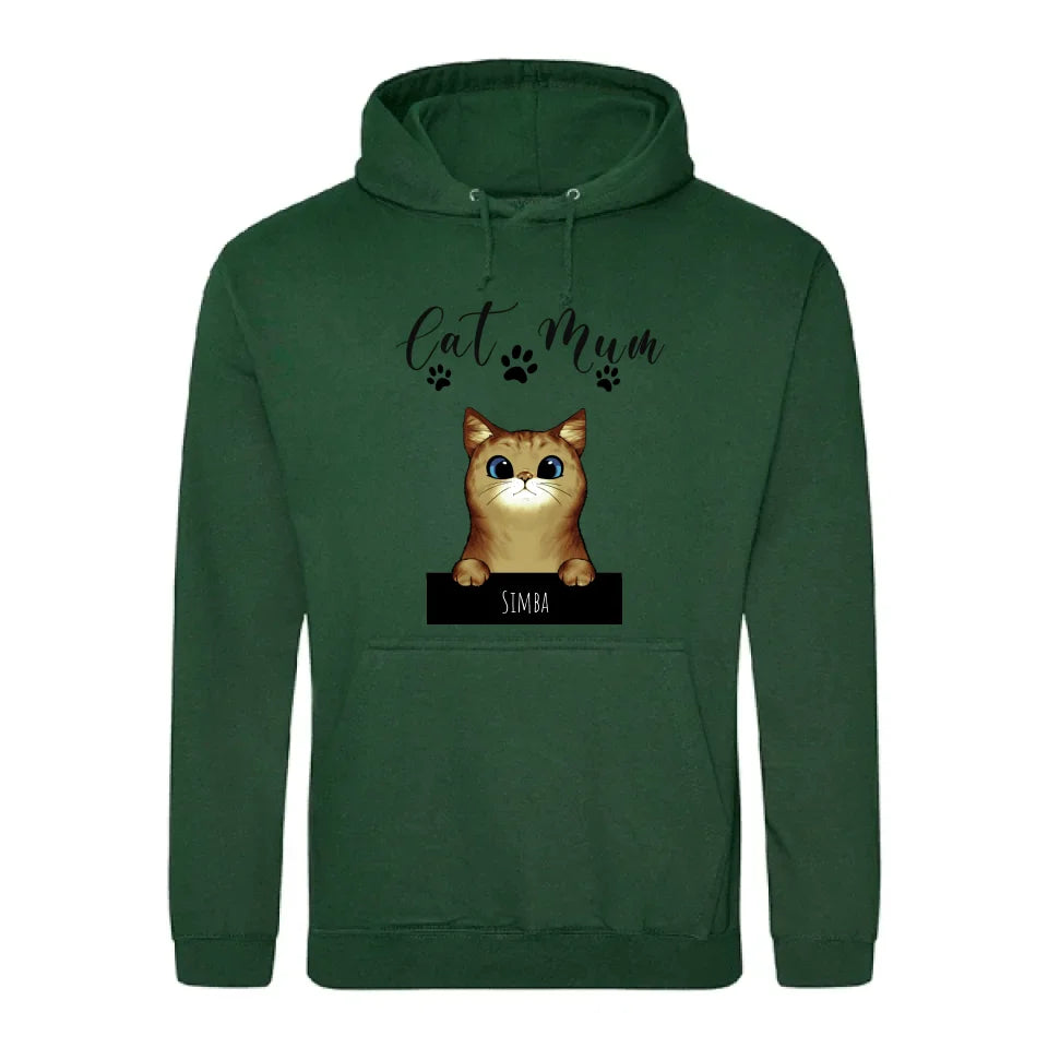 Curious cats - Personalised Hoodie