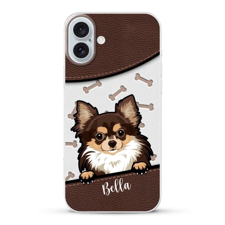 Pet leather look - Personalised Phone Case