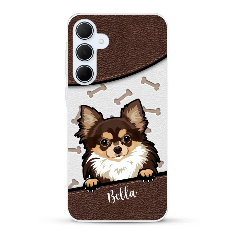 Pet leather look - Personalised Phone Case