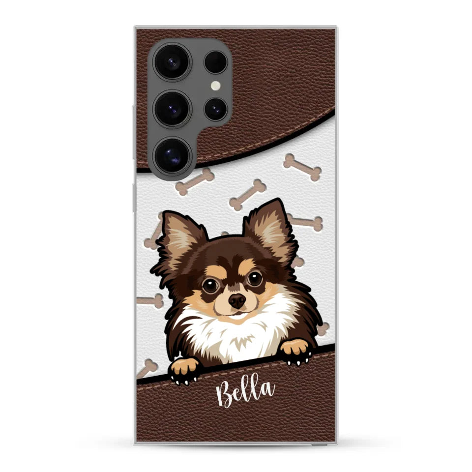 Pet leather look - Personalised Phone Case