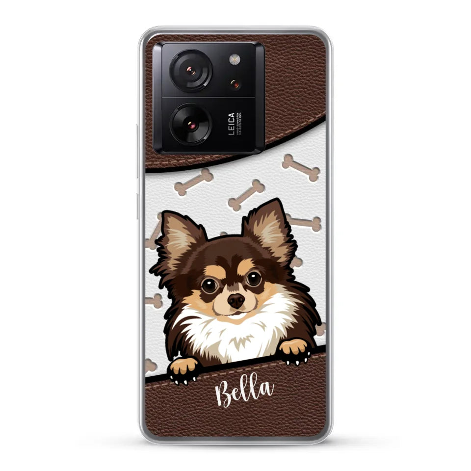 Pet leather look - Personalised Phone Case