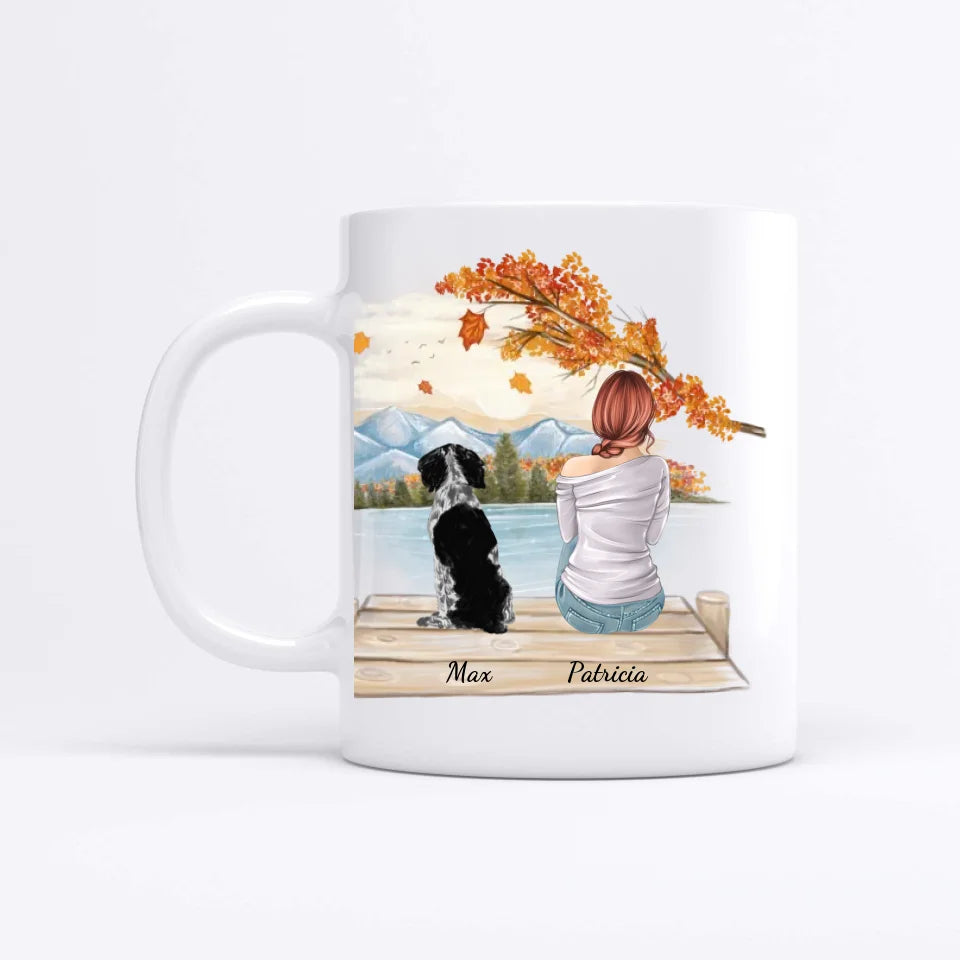 Woman with pets - Personalised Mug