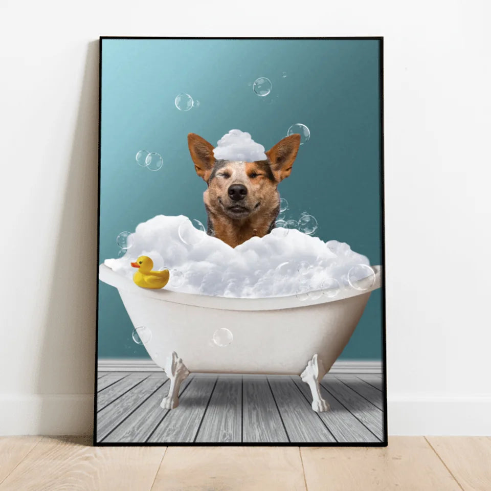 Fun in the tub - Personalised poster