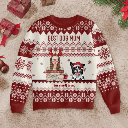 Best pawrents - Personalised Ugly Christmas sweater