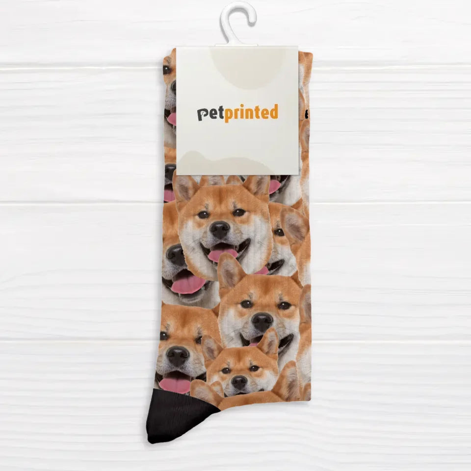 Wild photo pattern - Personalised Socks