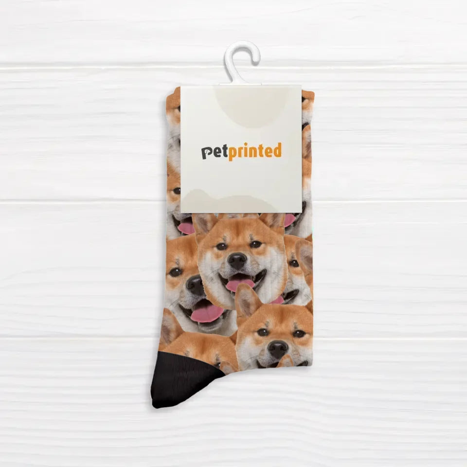 Wild photo pattern - Personalised Socks