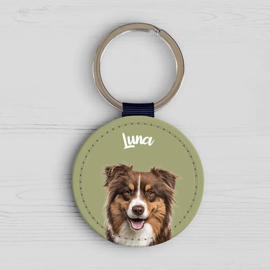 Pet portrait - Personalised keychain