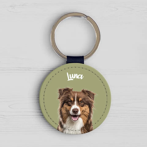 Pet portrait - Personalised keychain - Featured Image