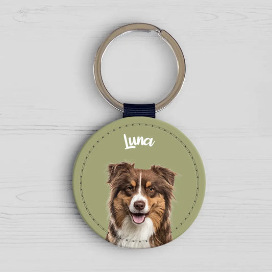 Pet portrait - Personalised keychain