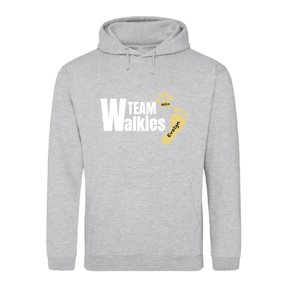 Team walkies - Personalised hoodie