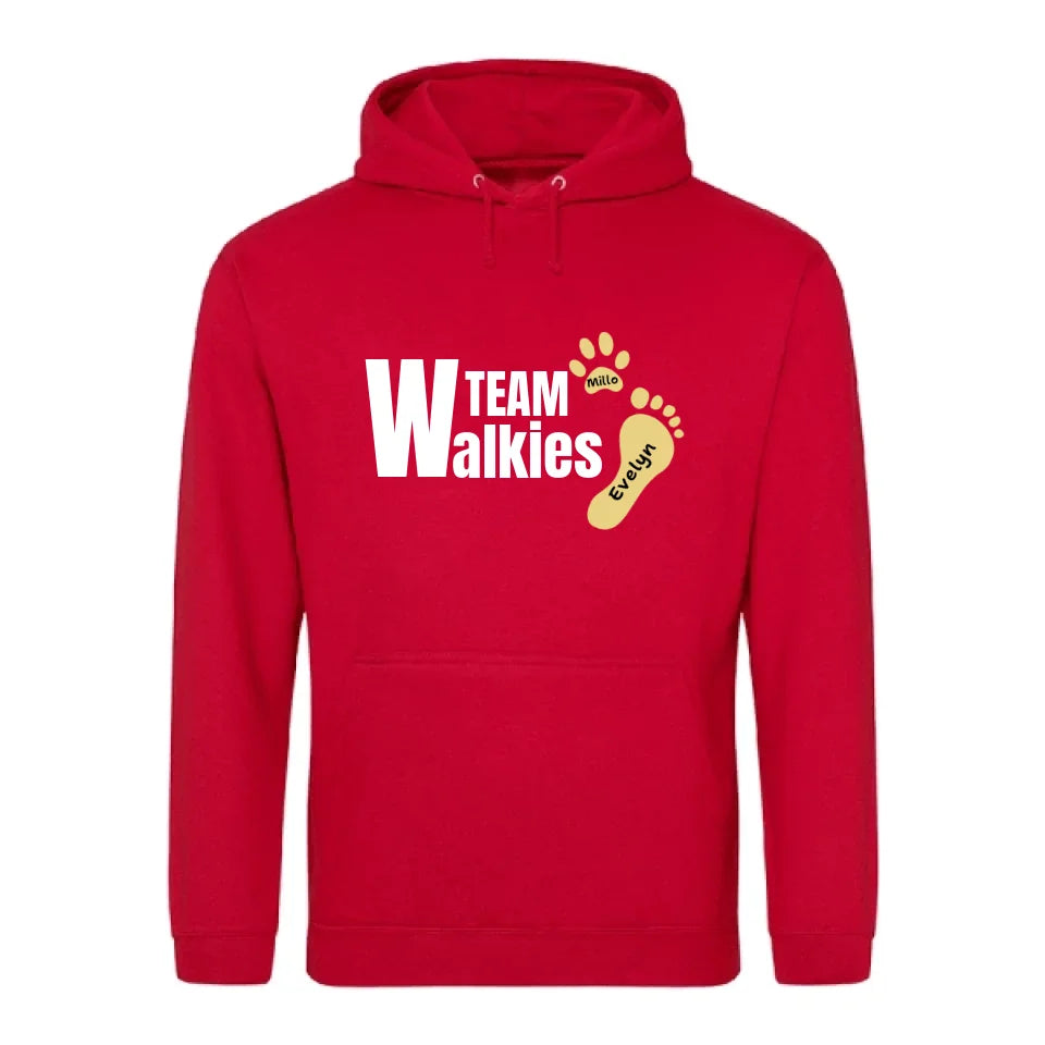 Team walkies - Personalised hoodie