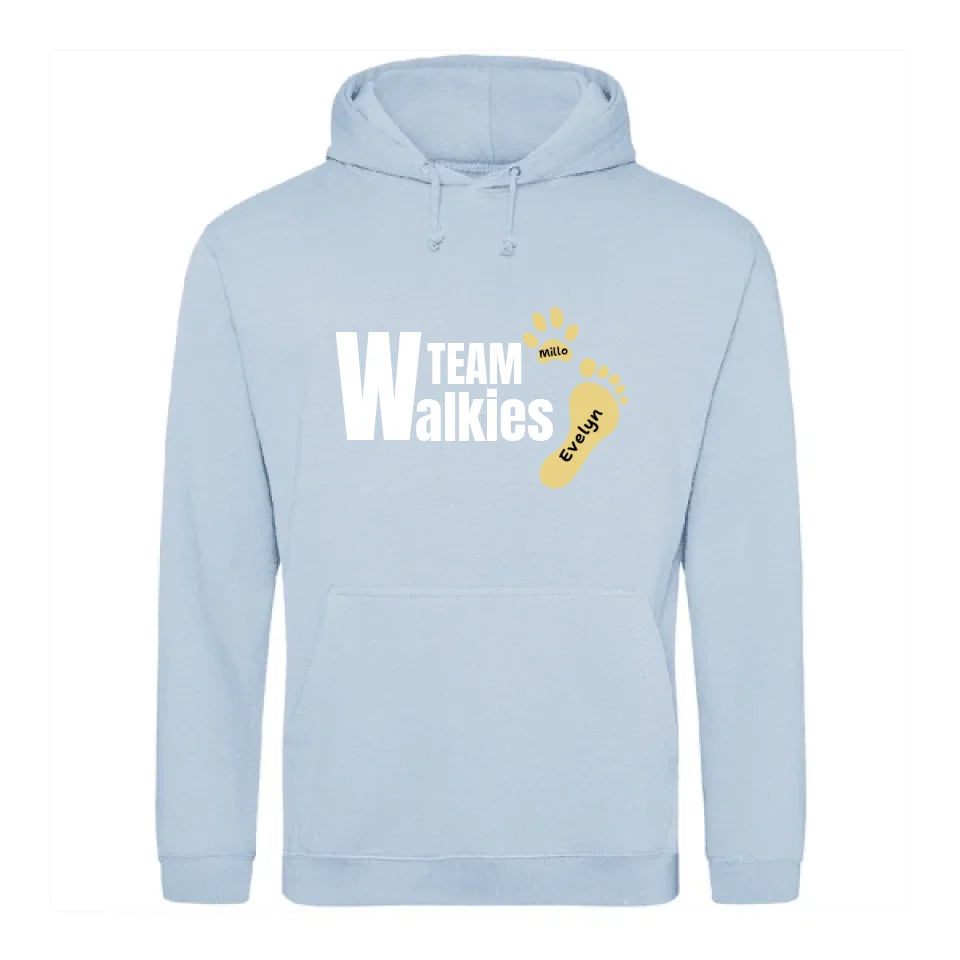 Team walkies - Personalised hoodie