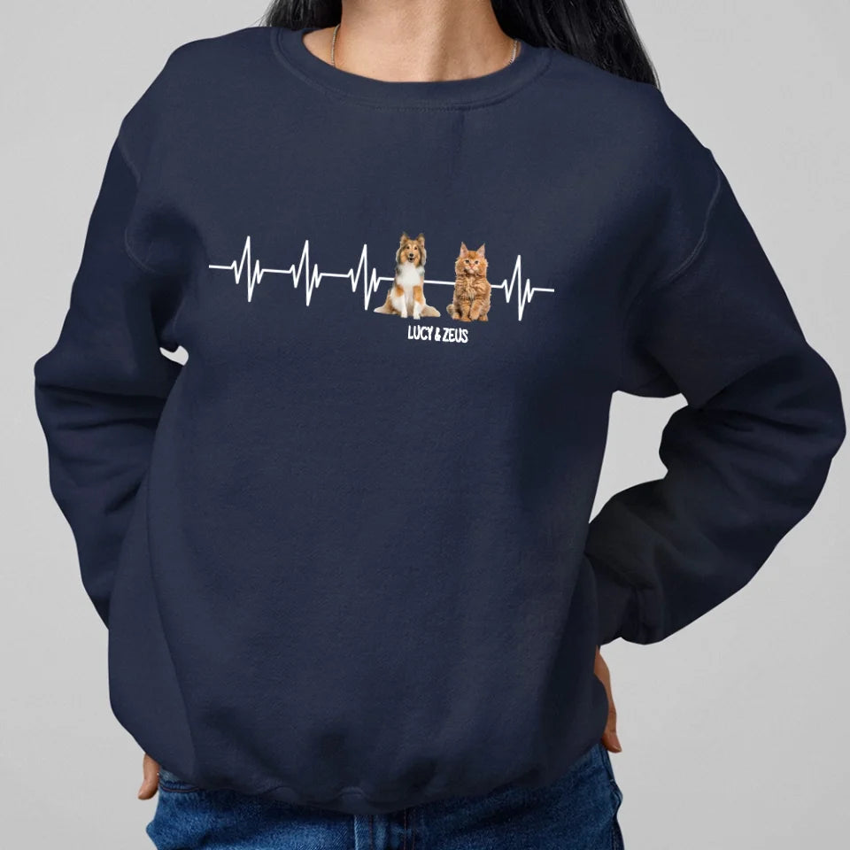 Heartbeat - Personalised sweatshirt