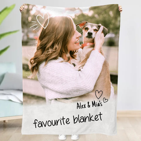 Favourite blanket - Personalised blanket - Featured Image