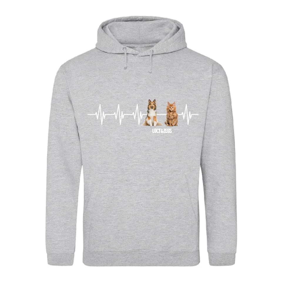 Heartbeat - Personalised hoodie