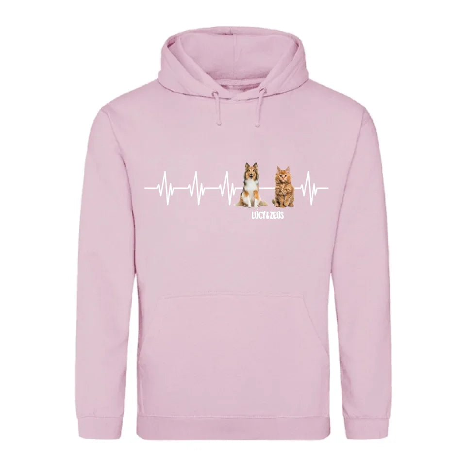 Heartbeat - Personalised hoodie