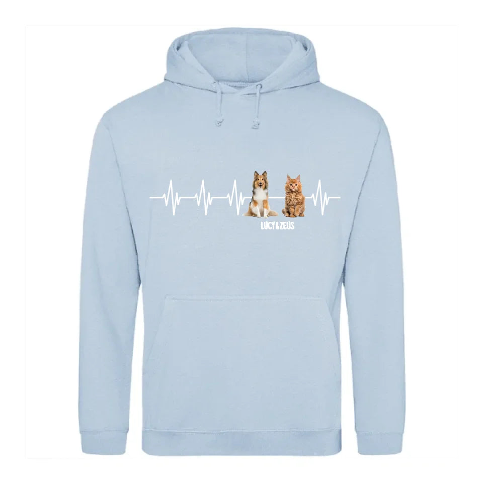 Heartbeat - Personalised hoodie