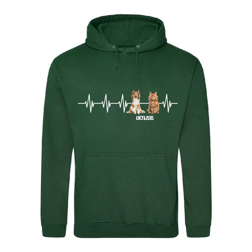 Heartbeat - Personalised hoodie