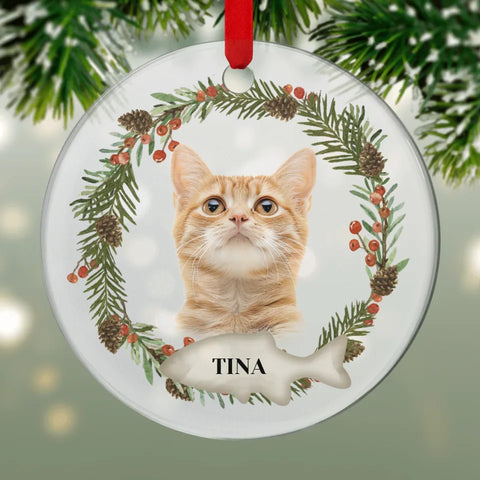 Christmas wreath - Personalised Acrylic Ornament - Featured Image