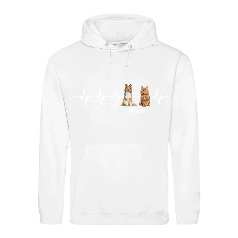 Heartbeat - Personalised hoodie