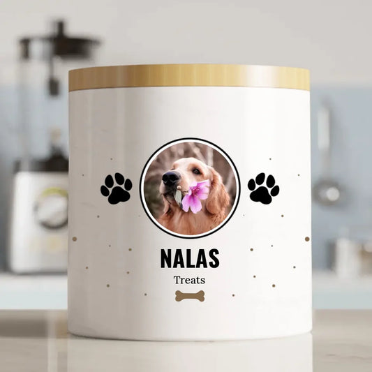 My treats - Personalised treat jar