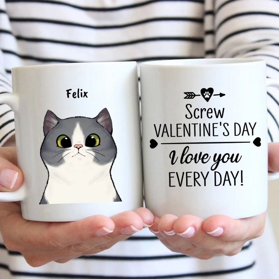 Curious cats - Personalised mug