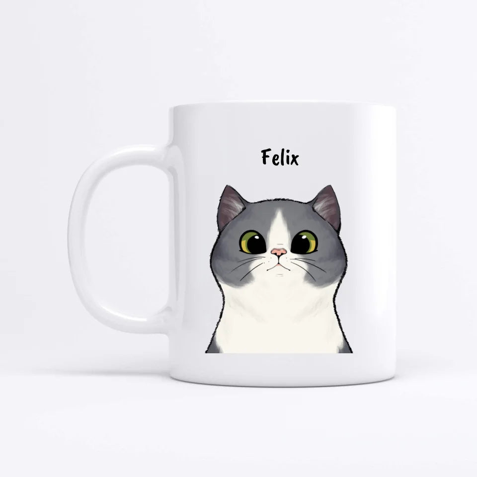 Curious cats - Personalised mug